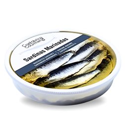 Sardinas Marinadas Artesanales | 22-28 Sardinas con Sabor Único y Textura Suave (500gr) | Elaborado por Casa Santoña