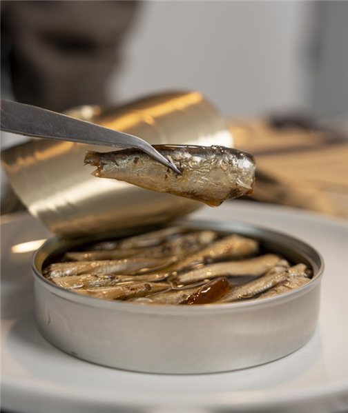 Sardinas Picantes en Aceite de Oliva (13-16 piezas)-trasera
