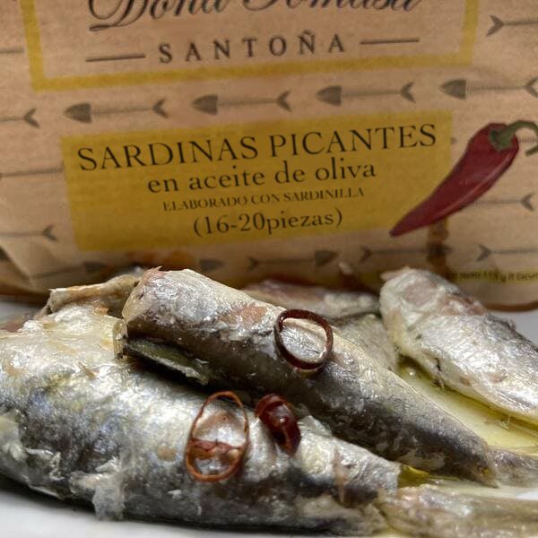 Sardinas Picantes en Aceite de Oliva (16/20 piezas) 115g.-lateral