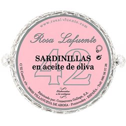 Sardines à l'Huile d'Olive Rosa Lafuente 42 Unités 120Gr