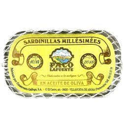 Sardinillas Millesime 10/14 en Aceite de Oliva Paco La Fuente