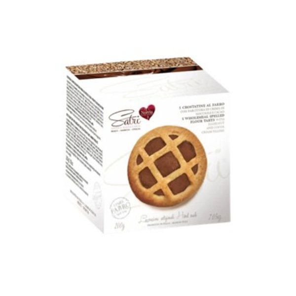 SATRI GALLETA ESPELTA CON CREMA CACAO 200 GR-lateral