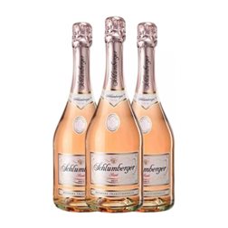 Schlumberger Brut Traditionnelle — Tradicional, Rosé — Rosado 75 cl Espumoso Rosado (Caja de 3 unidades)