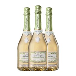 Schlumberger Grüner Veltliner Brut Traditionnelle — Tradicional 75 cl Espumoso Blanco (Caja de 3 unidades)