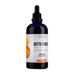 Schnapps Bittermens Citrate Cream — Crema Botellín 15 cl Orange — Naranja