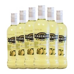 Schnapps Castalia 70 cl Manzana Verde Sin Alcohol (Caja de 6 unidades)