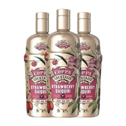 Schnapps Coppa Cocktails 70 cl Daiquiri, Strawberry — Fresa (Caja de 3 unidades)