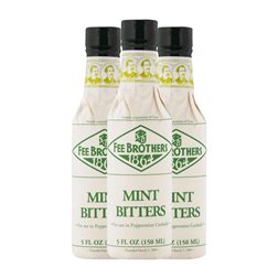 Schnapps Fee Brothers Bitters Botellín 15 cl Mint — Menta (Caja de 3 unidades)