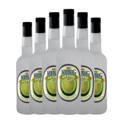 Schnapps King Fruit 70 cl Manzana Verde (Caja de 6 unidades)