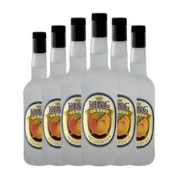 Schnapps King Fruit 70 cl Melocotón (Caja de 6 unidades)