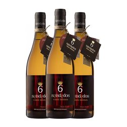 Seisdedos Toñi Rufete Vino de Calidad Sierra de Salamanca 75 cl Vino Blanco (Caja de 3 unidades)