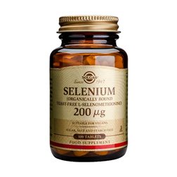 SELENIUM 100 TABLETS 200 µG YEAST-FREE