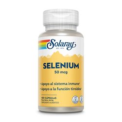 Sélénium - Selenium 50mcg 100 capsules Solaray