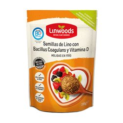 Semillas de Lino Molidas con Bacillus Coagulans y Vitamina D 200g Linwoods