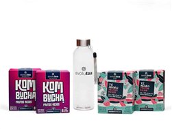 Set de Té de Frutos Rojos con botella