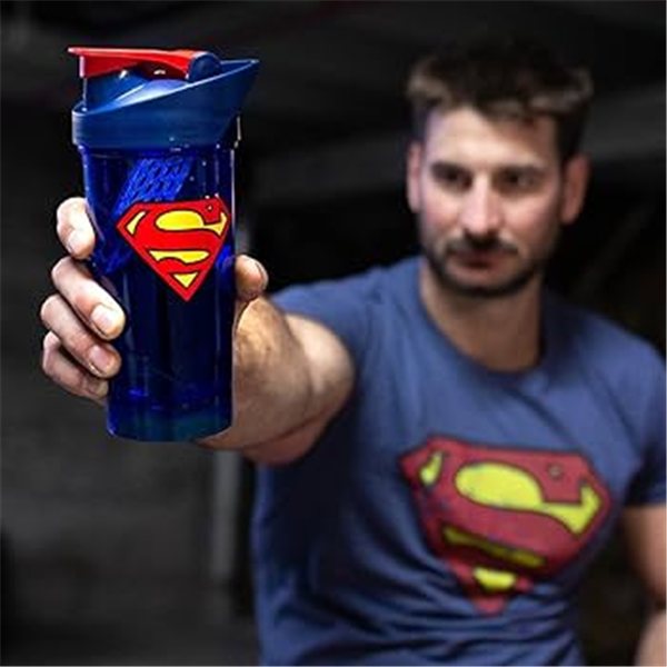 Shaker Shieldmixer® Hero Pro Superman Classic, 700 ml-lateral