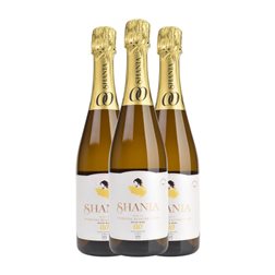 Shania Jumilla Sparkling — Espumoso 75 cl 0.0 Cero Cero Sin Alcohol Espumoso Blanco (Caja de 3 unidades)