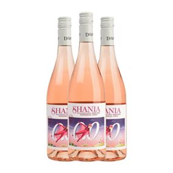 Shania Jumilla Sparkling — Espumoso 75 cl 0.0 Cero Cero Sin Alcohol Espumoso Rosado (Caja de 3 unidades)
