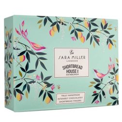 SHORTBREAD FINGERS TIN CHOC NEG SARA MILLER 400 GR