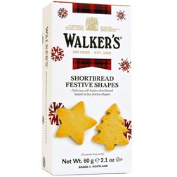 Shortbread Walkers Festive Shapes 60 gr.
