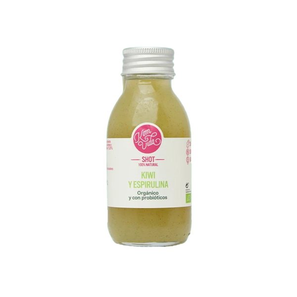 Shot Kiwi und Bio Spirulina 100ml Komvida-lateral