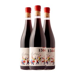Sierra Norte 1564 Party Bobal Natural 75 cl Vino Tinto (Caja de 3 unidades)