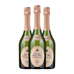 Sieur d'Arques 1531 Brut Crémant de Limoux Grande Cuvée, Rosé — Rosado 75 cl Espumoso Rosado (Caja de 3 unidades)