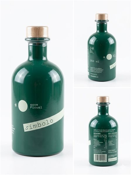 Símbolo AOVE Edition 00 Gründung (250 ml) – 100% Picual Extra Vergine Olivenöl-detalle
