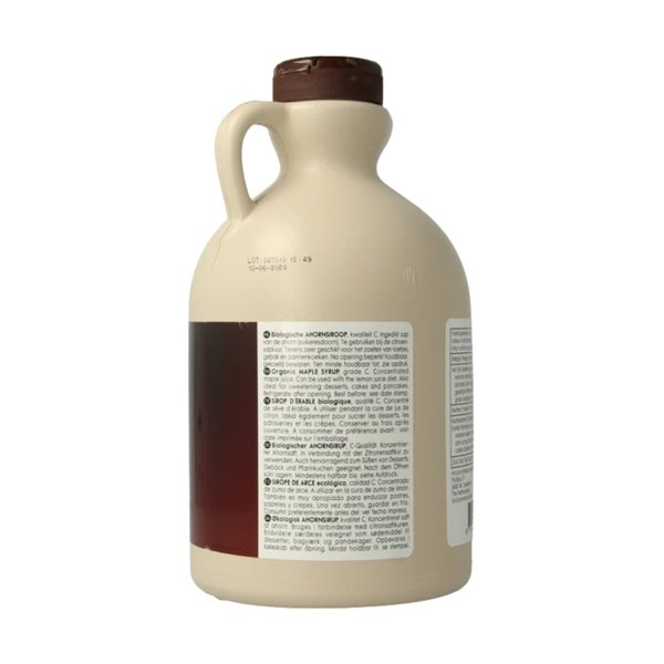 Sirope de arce grado C Bio 950ml Horizon-detalle
