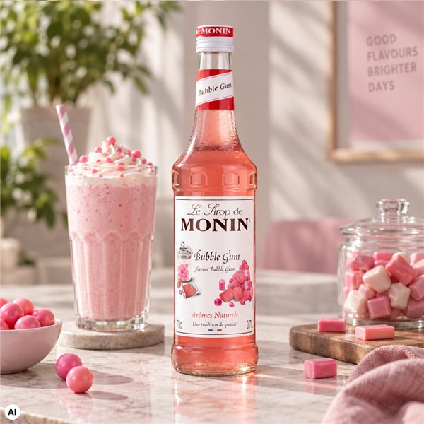 Sirope Monin Chicle-detalle