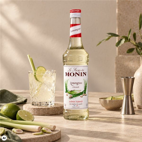 Sirop Monin Citronnelle-detalle