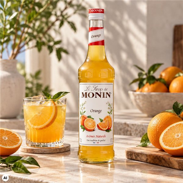 Sirope Naranja Monin-detalle