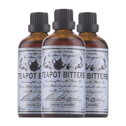 Sirope para Cóctel Dr Adam Elmegirab's. Teapot Bitters Concentrado Botellín Miniatura 10 cl (Caja de 3 unidades)