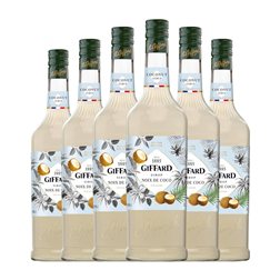 Sirope para Cóctel Giffard 1 L Noix de Coco — Nuez de Coco (Caja de 6 unidades)