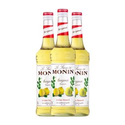 Sirope para Cóctel Monin 70 cl Bergamot — Bergamota Sin Alcohol (Caja de 3 unidades)