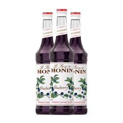 Sirope para Cóctel Monin 70 cl Blueberry — Arándanos Sin Alcohol (Caja de 3 unidades)