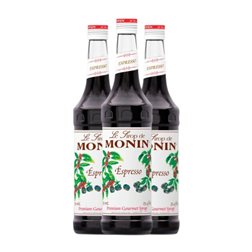 Sirope para Cóctel Monin 70 cl Caffè Espresso — Café Expreso Sin Alcohol (Caja de 3 unidades)