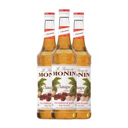 Sirope para Cóctel Monin 70 cl Châtaigne — Castaña Sin Alcohol (Caja de 3 unidades)
