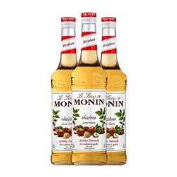 Sirope para Cóctel Monin 70 cl Hazelnut — Avellana Sin Alcohol (Caja de 3 unidades)