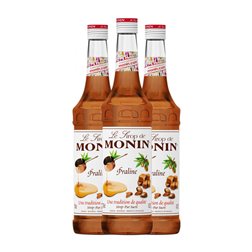 Sirope para Cóctel Monin 70 cl Praliné Sin Alcohol (Caja de 3 unidades)