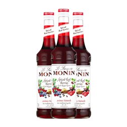 Sirope para Cóctel Monin 70 cl Spiced — Especiado, Red Berries — Frutos Rojos (Caja de 3 unidades)