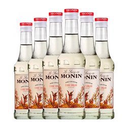 Sirope para Cóctel Monin Botellín 25 cl Cane Sugar — Azúcar de Caña (Caja de 6 unidades)