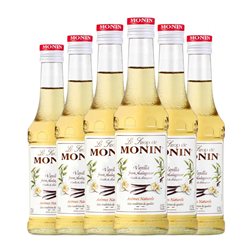 Sirope para Cóctel Monin Botellín 25 cl Vanilla — Vainilla (Caja de 6 unidades)