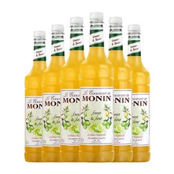 Sirope para Cóctel Monin Concentrado 1 L PET Sweet & Sour — Agridulce Sin Alcohol (Caja de 6 unidades)