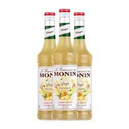 Sirope para Cóctel Monin Concentrado 70 cl Ginger — Jengibre Sin Alcohol (Caja de 3 unidades)