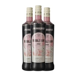 Sirope para Cóctel Naturera 70 cl Bubble Gum — Chicle Sin Alcohol (Caja de 3 unidades)