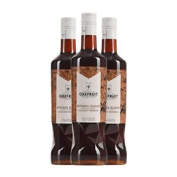 Sirope para Cóctel Oxefruit 70 cl Sin Gluten, Sin Lactosa, Vegano Azúcar Moreno (Caja de 3 unidades)