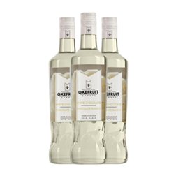 Sirope para Cóctel Oxefruit 70 cl Sin Gluten, Sin Lactosa, Vegano Chocolate Blanco (Caja de 3 unidades)