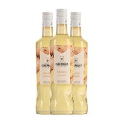 Sirope para Cóctel Oxefruit 70 cl Sin Gluten, Sin Lactosa, Vegano Ginger — Jengibre (Caja de 3 unidades)