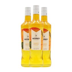 Sirope para Cóctel Oxefruit 70 cl Sin Gluten, Sin Lactosa, Vegano Mango (Caja de 3 unidades)